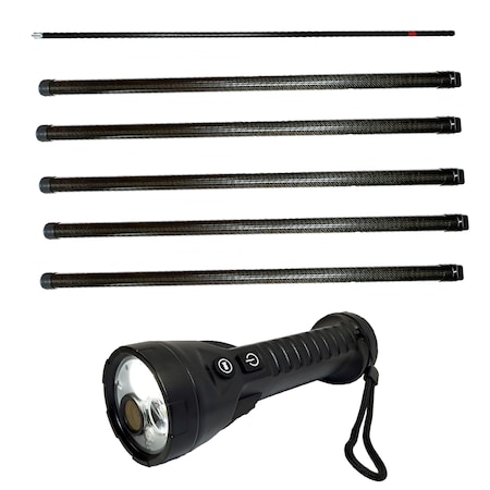 Vividia Pole Telescopic Inspection Camera, 9m Long, Carbon Fiber, F5 Camera WPC 900 F